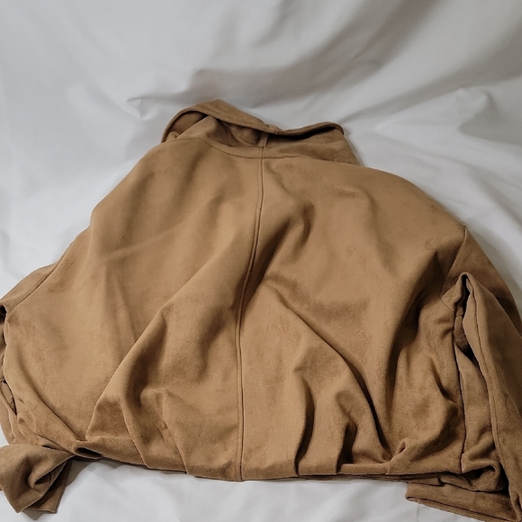 Zara Faux Suede Wrap Jacket - Picture 6 of 6